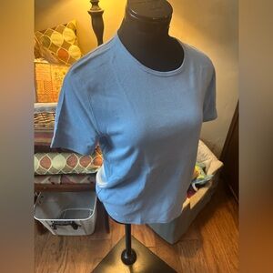 Jones New York Sport Light Blue Cotton Shirt